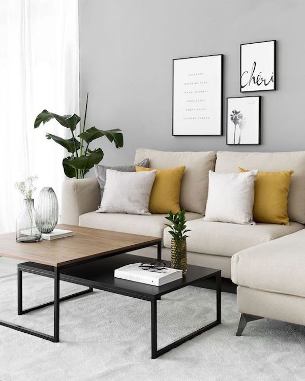 amenajare living modern idei mobilier masuta living