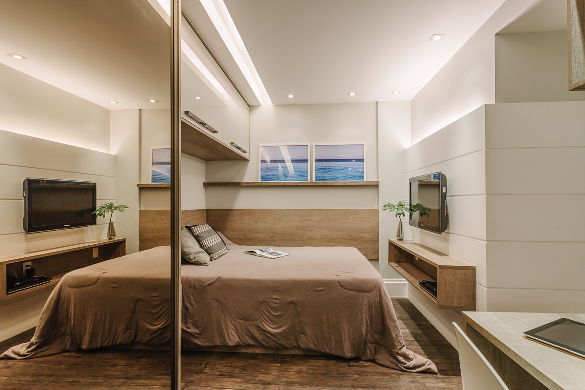 amenajare dormitor idei apartament pat dormitor iluminare tavan