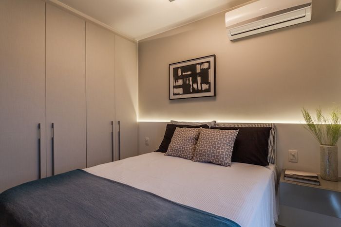 amenajare dormitor modern cu led pat dormitor