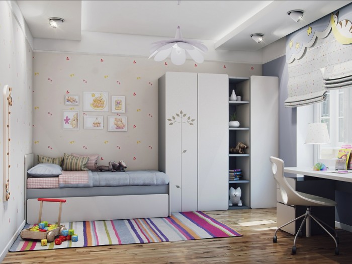 amenajare camera baieti mobilier copii modern