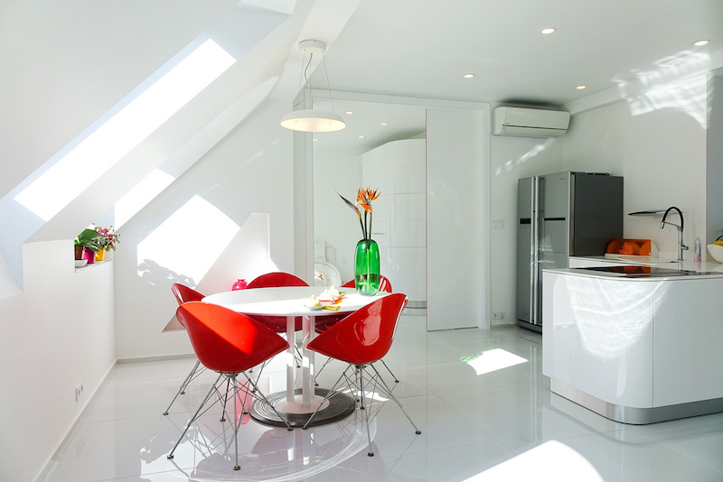amenajare apartament 2 camere loc de luat masa