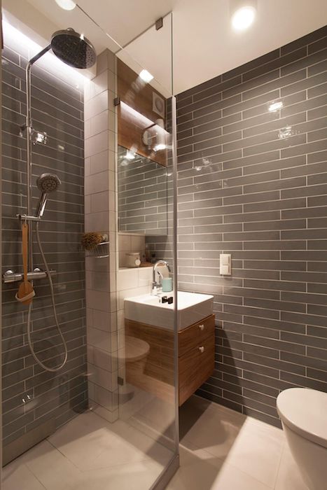 idei amenajare baie mica in apartament mic