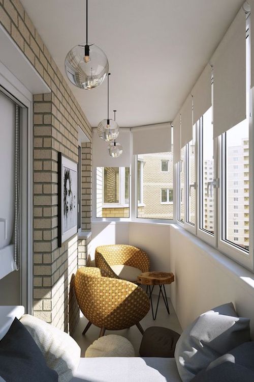 amenajare balcon lung si ingust modern idei amenajare