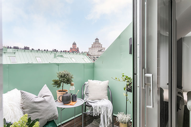 idee amenajare balcon garsoniere amenajate modern
