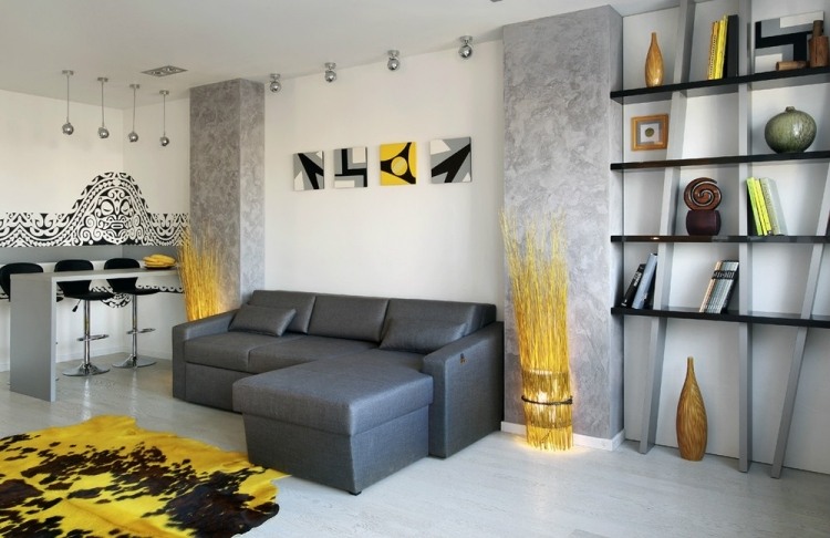 20 de idei pentru amenajarea peretilor din living