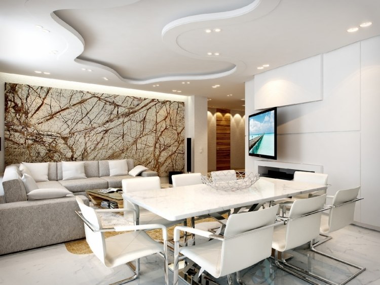 20 de idei pentru amenajarea peretilor din living