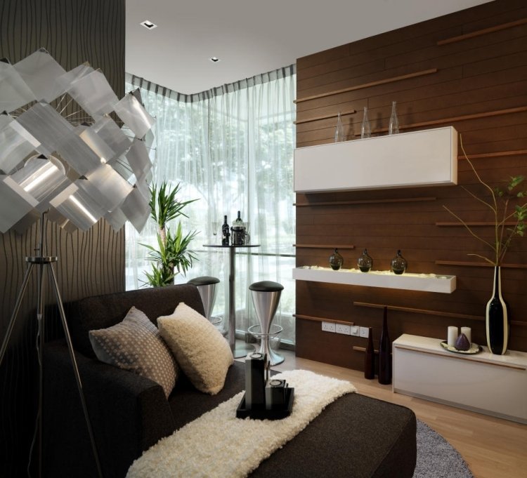 20 de idei pentru amenajarea peretilor din living