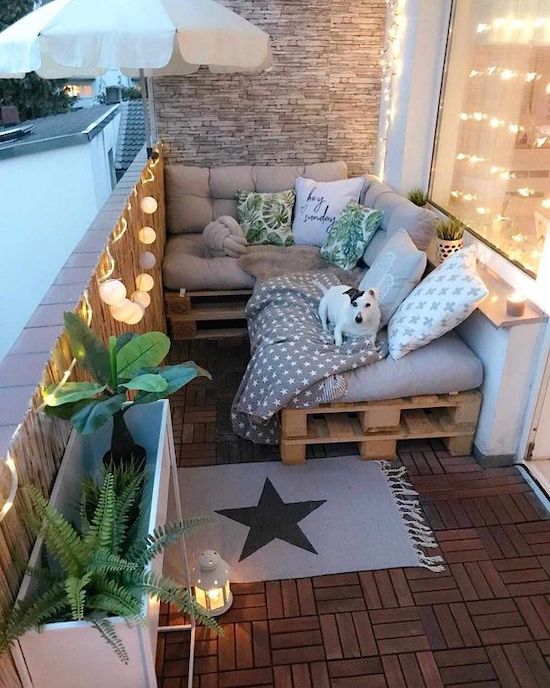 grilande luminoase balcon amenajare