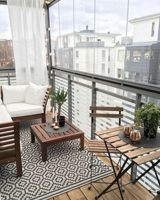 mobilier din lemn pentru balcon