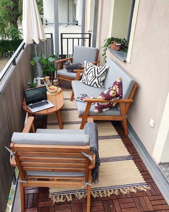 mobilier modern pentru balcon