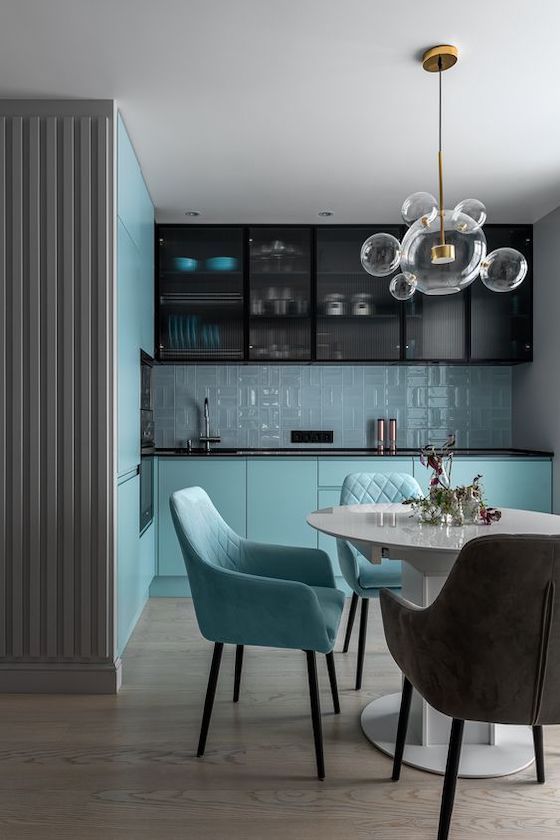 idee amenajare bucatarie retro si industrial