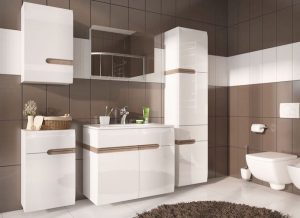 Mobilier pentru baie set modern baie cu lavoar dulap oglinda