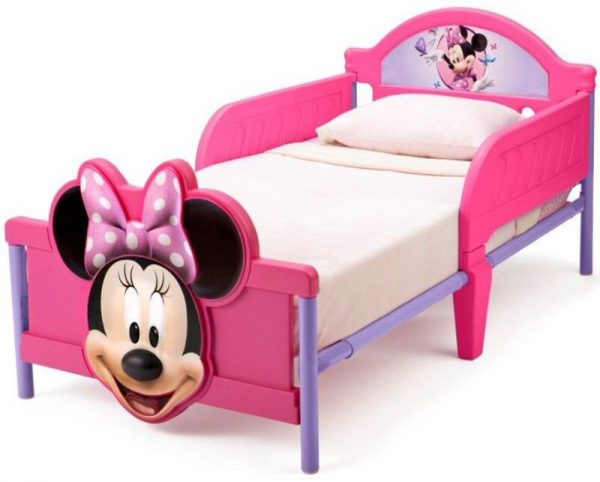 pat cu minnie mouse disney pentru copii roz