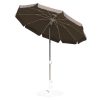 umbrela rotunda gri 2m mobilier gradina umbrele moderne