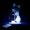 Lampa cu LED pentru copii, Forma de pisica albastra