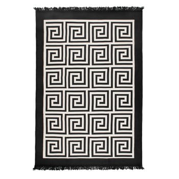 Covor reversibil Framed, 140 x 215 cm, bej-negru