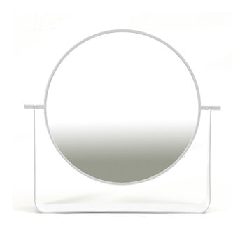 Oglindă de birou HARTÔ, Ø 38 cm, alb