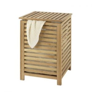 Coș din lemn pentru haine Wenko Laundry Bin Norway