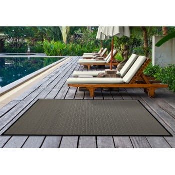 Covor potrivit pentru exterior, negru, Universal Bios Black, 140 x 200 cm