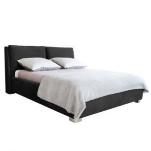Pat dublu Mazzini Beds Vicky, 180 x 200 cm, negru