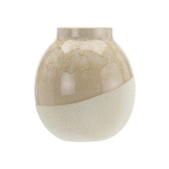Vază din ceramică A Simple Mess Skraa Whisper Pink, ⌀ 18 cm, bej