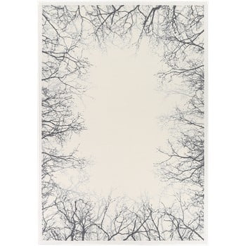 Covor reversibil Narma Pulse White, 100 x 160 cm, alb