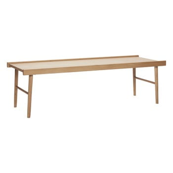 Masă din lemn Hübsch Table With Edge, lungime 137 cm