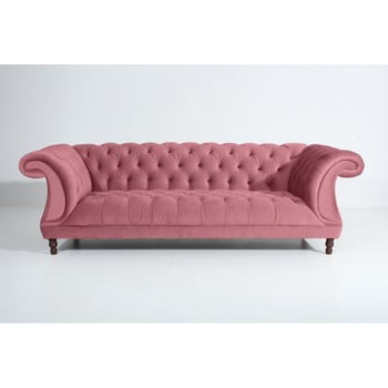 Canapea cu 3 locuri Max Winzer Ivette, roz