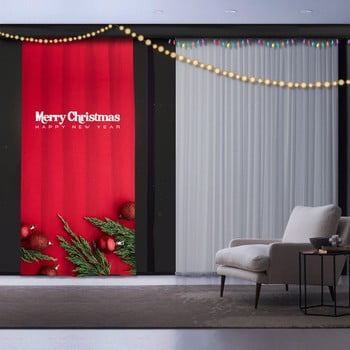 Draperie Crăciun Christmas, 140 x 260 cm