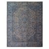 Covor țesut manual Flair Rugs Palais, 120 x 170 cm, albastru