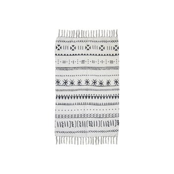 Covor din bumbac HSM collection Colorful Living Manio, 150 x 210 cm, negru alb