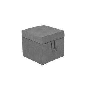 Taburet cu spațiu pentru depozitare KICOTI Cube, gri