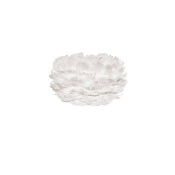 Abajur cu pene de gâscă EOS Micro White, alb