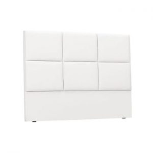 Tăblie tapițată pentru pat THE CLASSIC LIVING Aude, 180 x 120 cm, alb