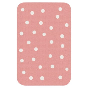 Covor pentru copii Zala Living Dots, 67 x 120 cm, roz