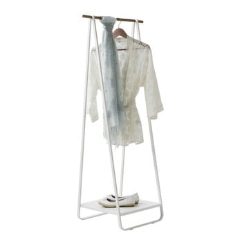 Suport cu raft pentru haine Compactor Portant Blanc