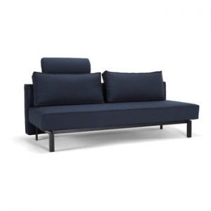 Canapea extensibila Innovation Sly Sofa Bed Mixed Dance Blue, albastru inchis