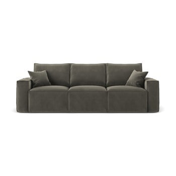 Canapea cu 3 locuri Cosmopolitan Design Florida, gri inchis