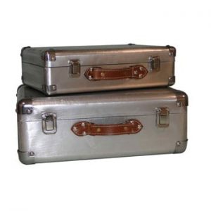 Set 2 valize Antic Line Silver