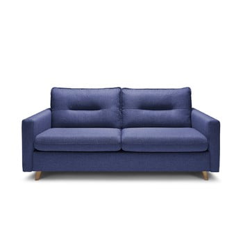 Canapea extensibila cu 3 locuri Bobochic Paris Sinki, albastru