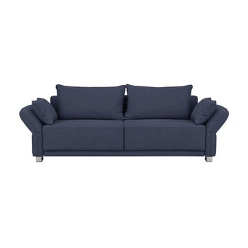 Canapea extensibila cu 3 locuri Windsor & Co Sofas Casiopea, albastru inchis