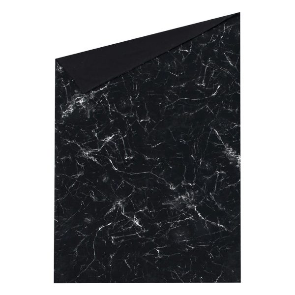 Lenjerie de pat din bumbac percal Westwing Collection, 150 x 220 cm, negru