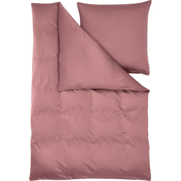Lenjerie de pat roz din bumbac satinat 200x135 cm Comfort - Westwing Collection