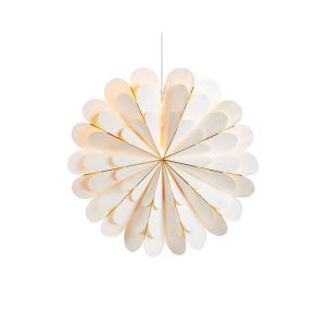 Decoratiune luminoasa suspendata Markslöjd Marigold, ø 45 cm, alb